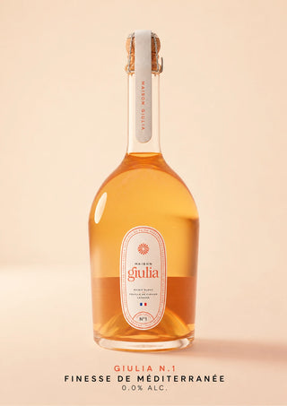 Maison Giulia No.1 alcohol-free Mediterranean sparkling bottle, 0.0%