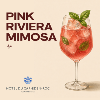 Pink Riviera Mimosa, an alcohol-free cocktail by Hotel du Cap-Eden-Roc made with Maison Giulia